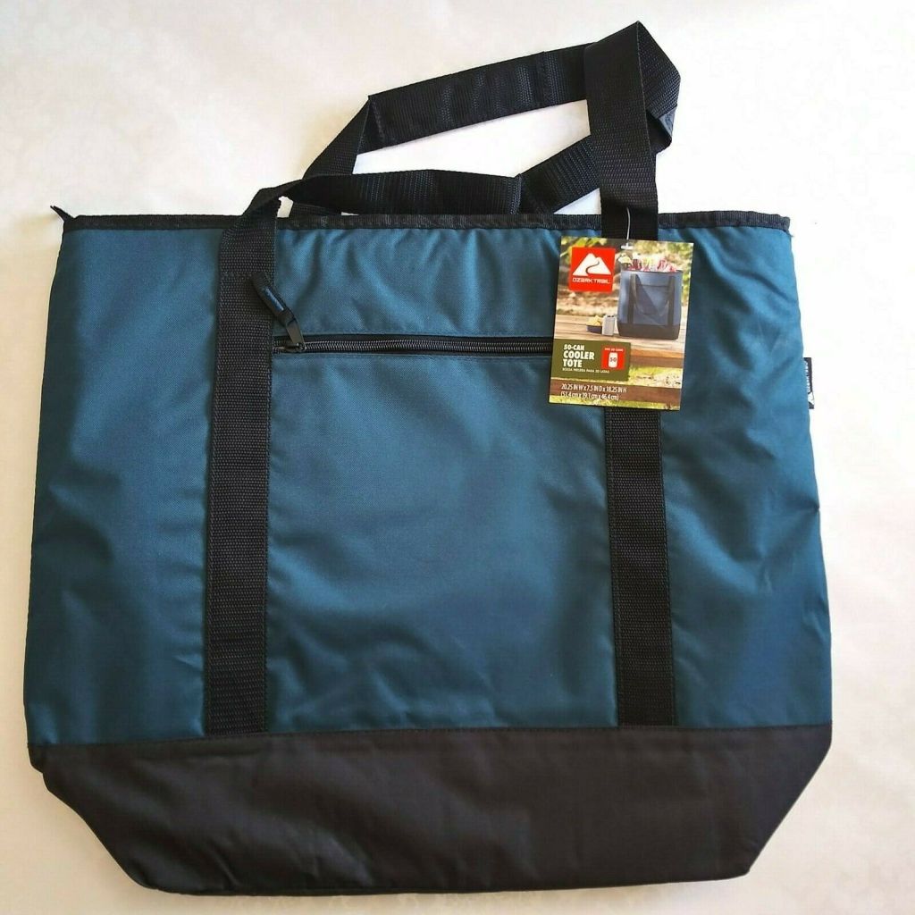 BRAND NEW Ozark Trail 50 Can Insulated Cooler Shopping Tote Bag Door Dash Hot